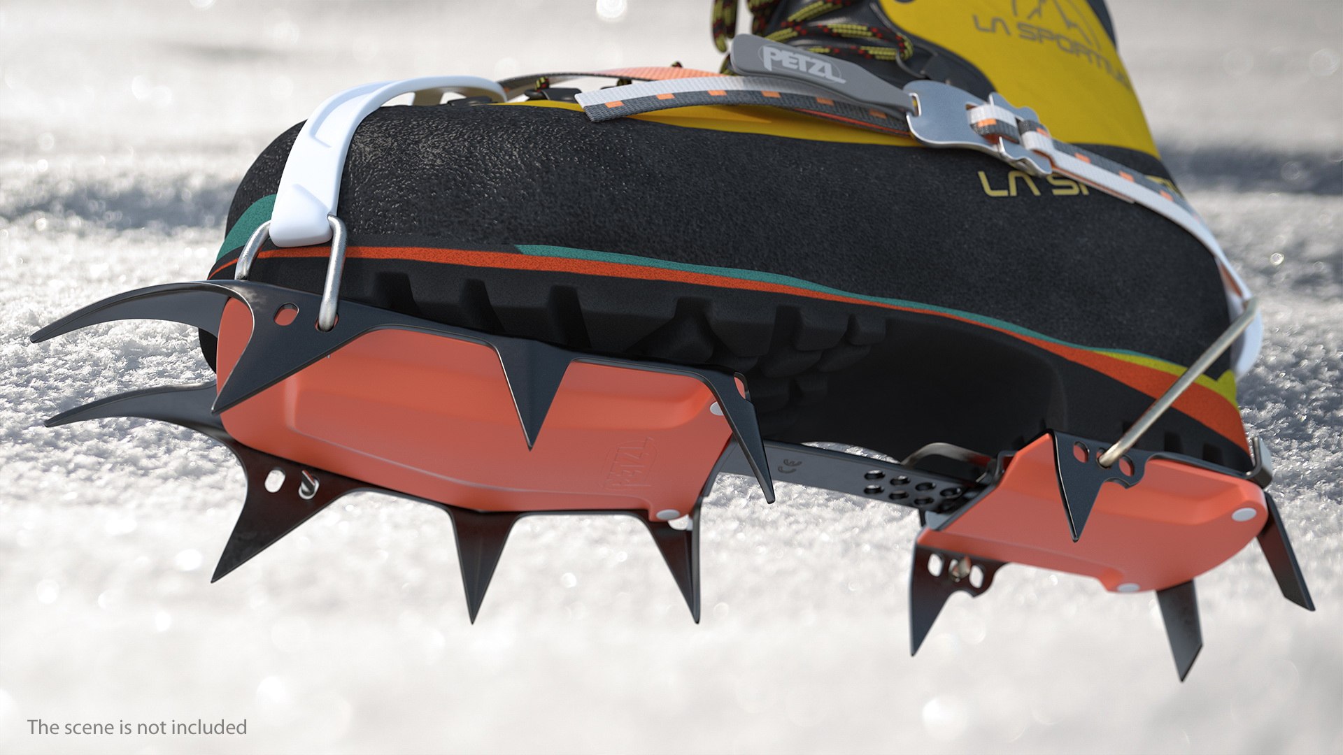 Mountaineering Crampons Petzl Vasak 3D Model TurboSquid 1467462