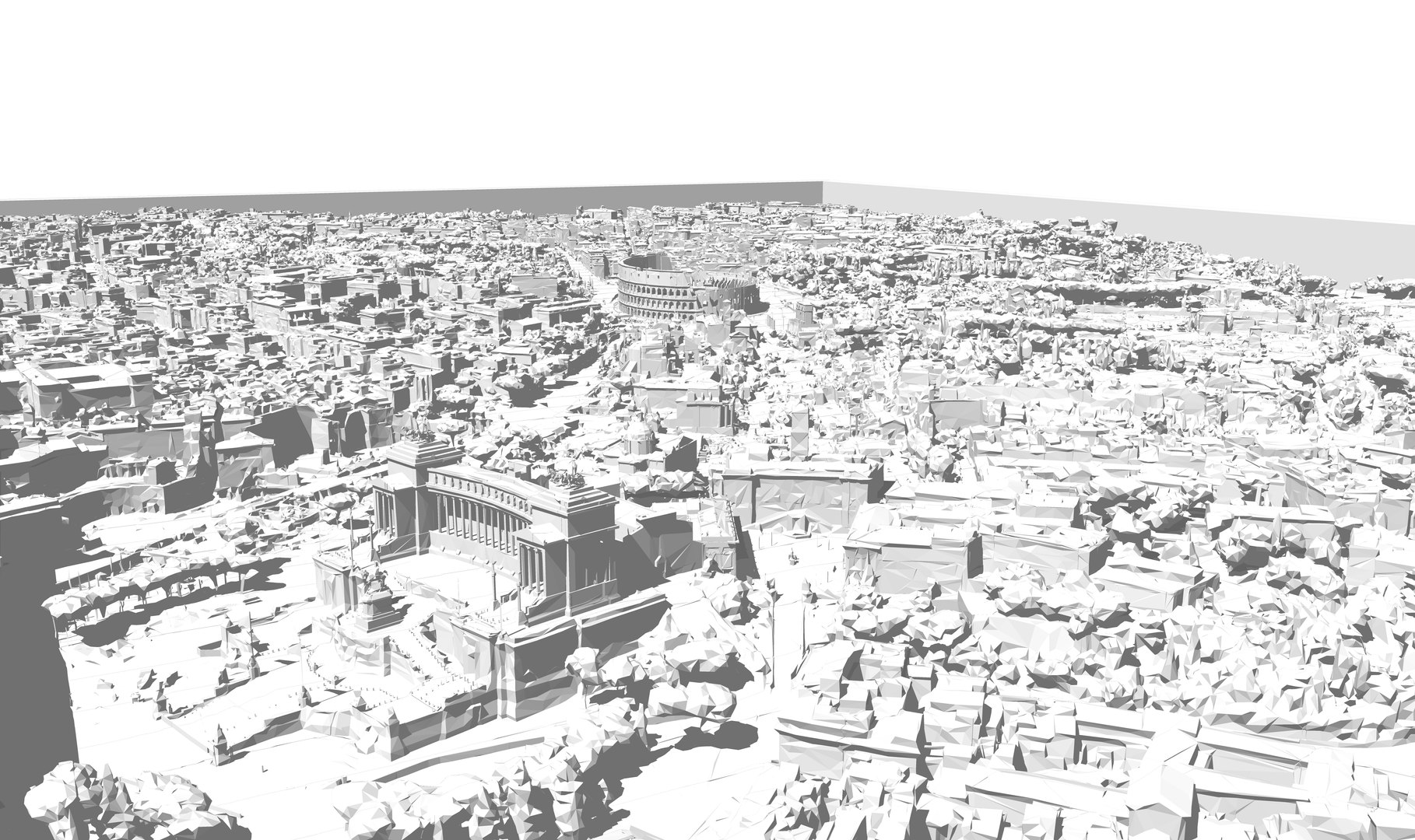 Rome City Center 3D Model - TurboSquid 1838931
