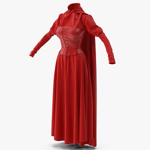 Corset Dress with Cape 3
