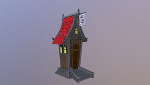 house cartoon 3D model