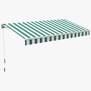 Striped Awning Green model