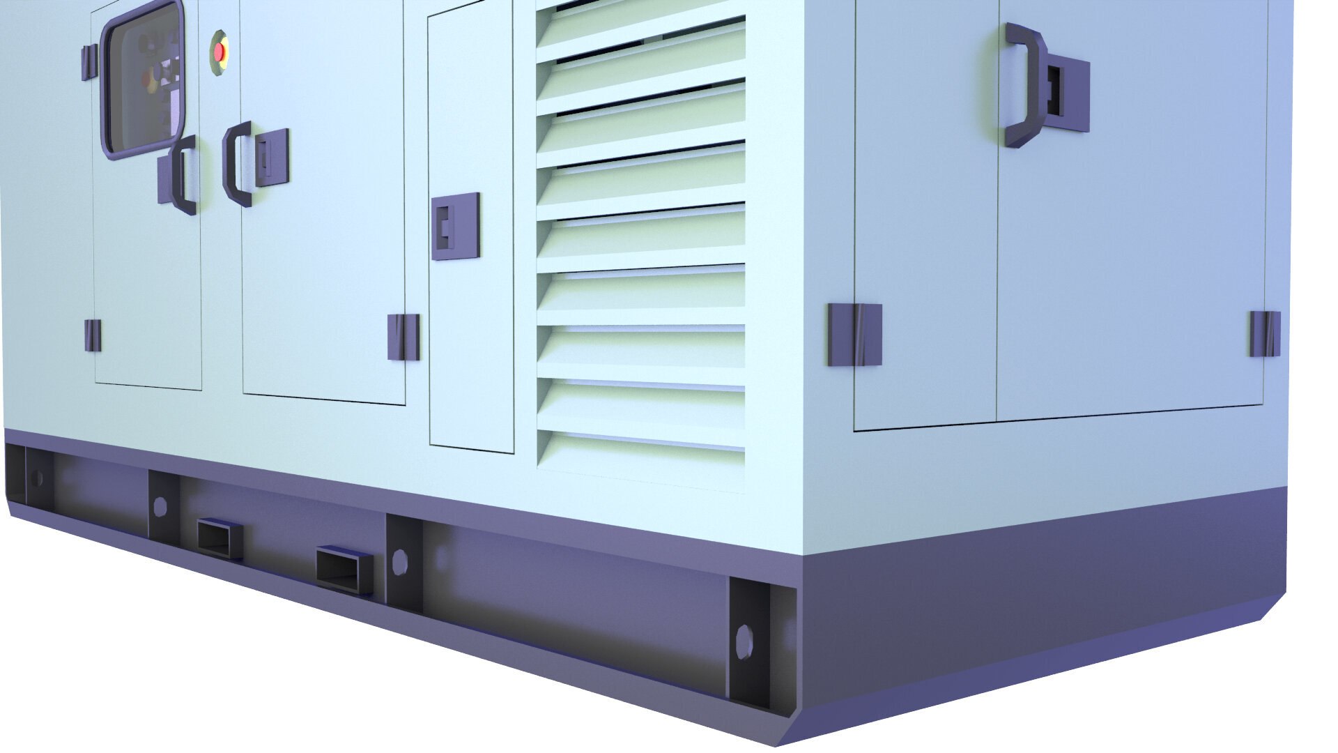 Diesel Generator Low Poly 14 3D Model - TurboSquid 2096793