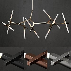 3D chandelier modern model