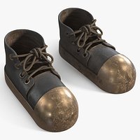 Retro Diving Boots with Metal Toe Brass