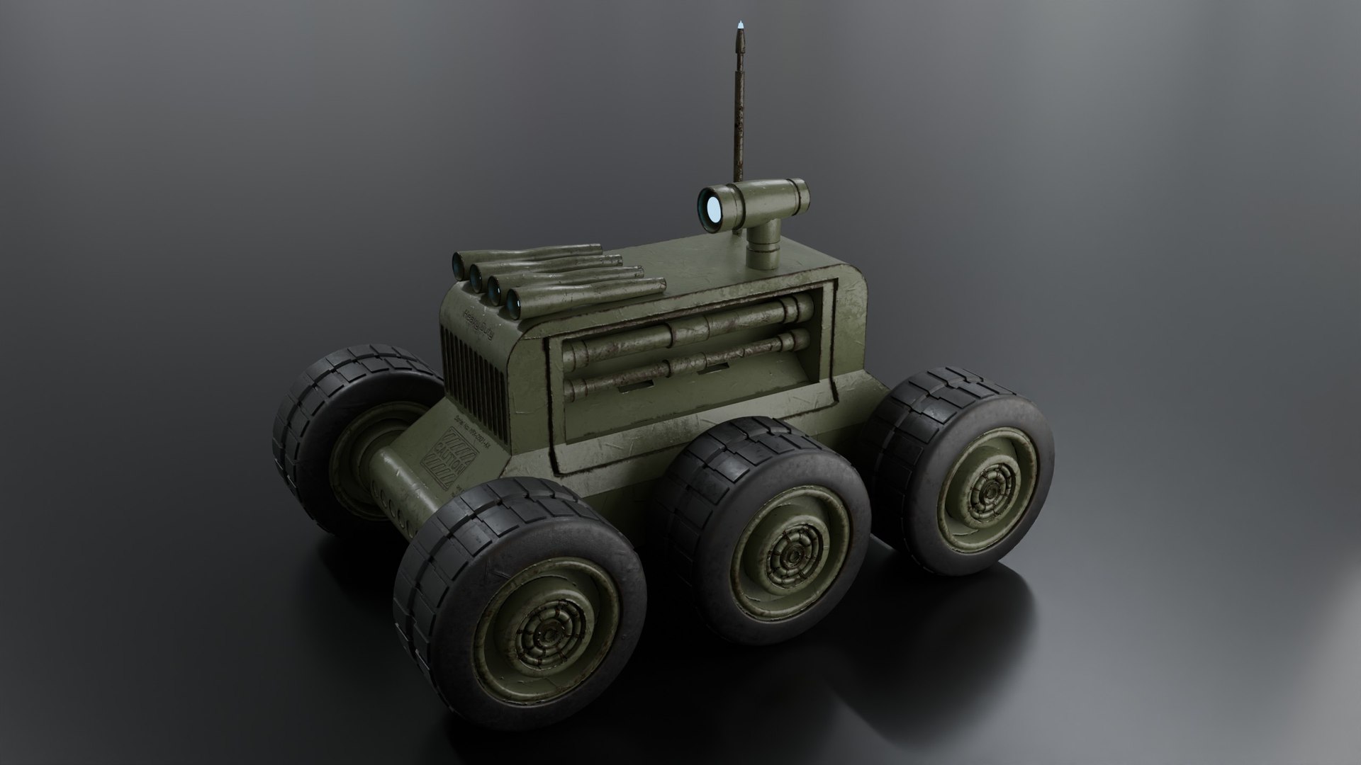 Free Military Robotic Rover 3D - TurboSquid 2552182