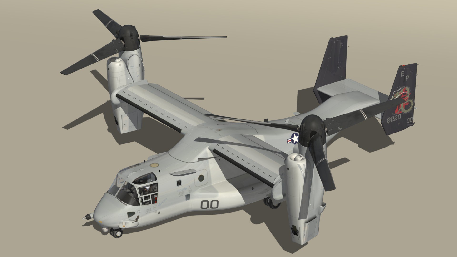 V22 Osprey VMM265 3D model - TurboSquid 1995711