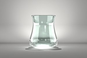 3d model glass vase