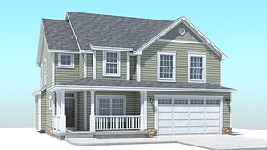 Classic American House 006