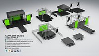8 Concert Stage Collection Asset Pack