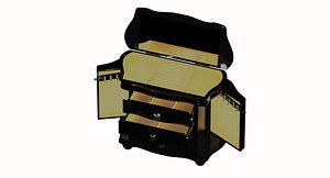 jewelry box drawers 3D