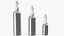 Flacons vaporisateurs en aluminium avec couvercle vaporisateur blanc
