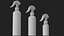Flacons vaporisateurs en aluminium avec couvercle vaporisateur blanc