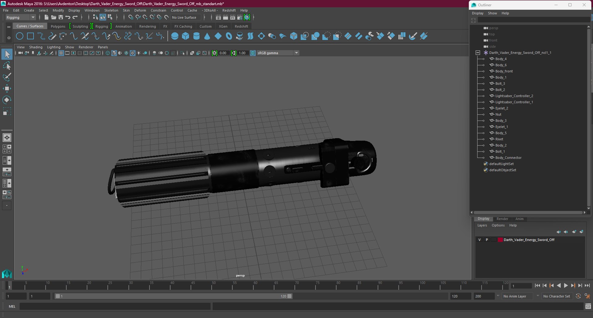 3D Darth Vader Energy Sword Off https://p.turbosquid.com/ts-thumb/xW/48TAHO/pC/darthvaderenergyswordoff3dsmodel030/jpg/1718752562/1920x1080/fit_q87/5664259eb2b43c935ad4d36003cdba011655a79d/darthvaderenergyswordoff3dsmodel030.jpg