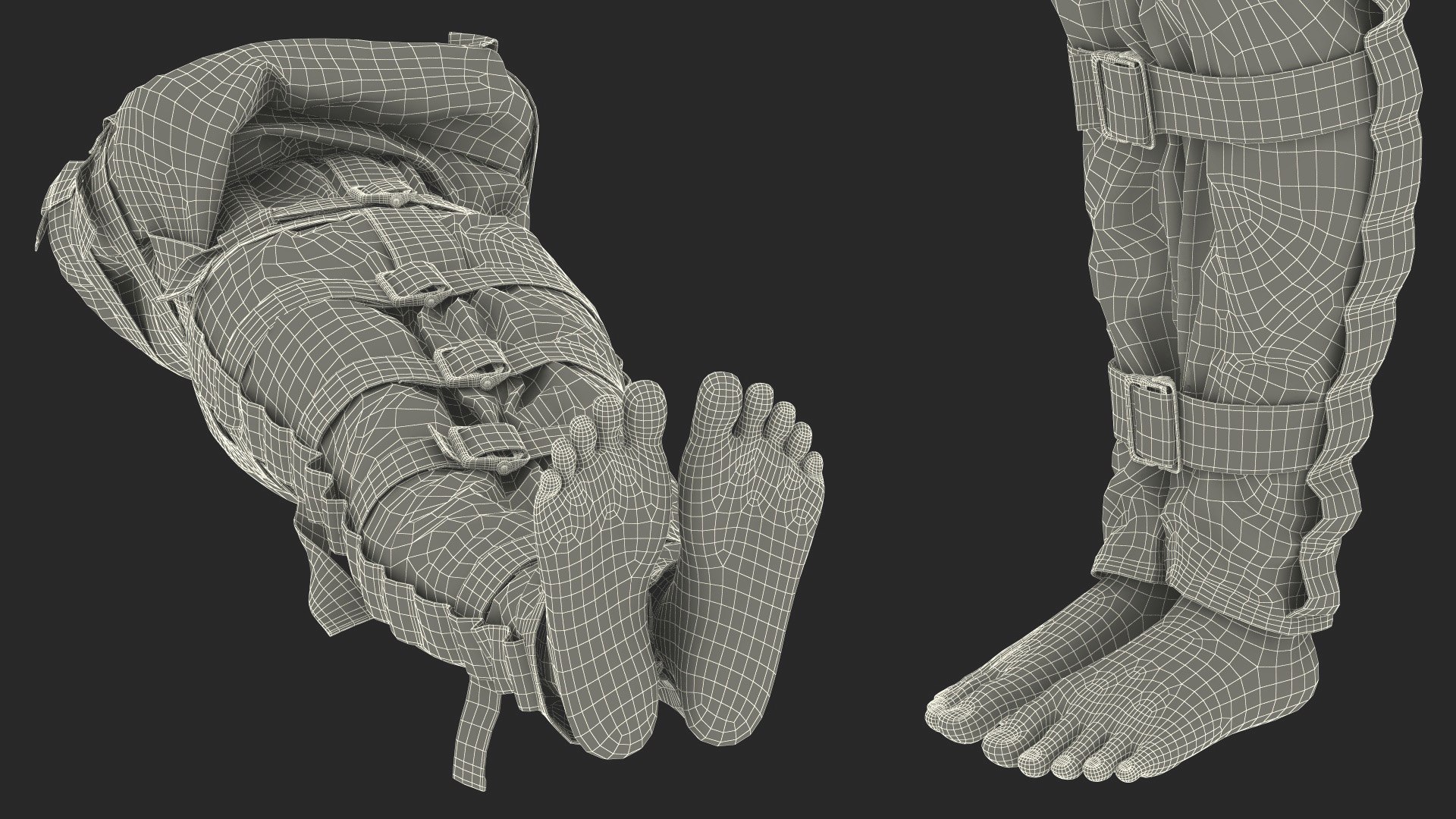 Male Figure In Straitjacket 3D - TurboSquid 2291256