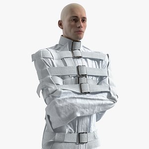 Male Figure in Straitjacket