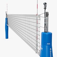 Senoh Volleyball Net System FIVB Certified Blue