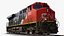 locomotive ge es44ac bnsf 3D