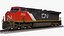 locomotive ge es44ac bnsf 3D