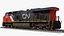 locomotive ge es44ac bnsf 3D