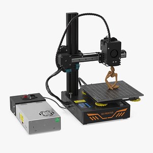 Figurine in Mini 3D Printer