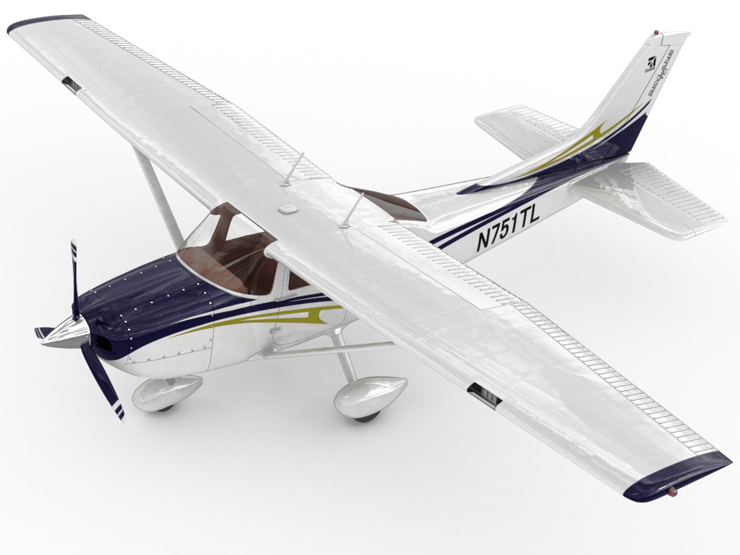 Cessna 182 Skylane 3d Model