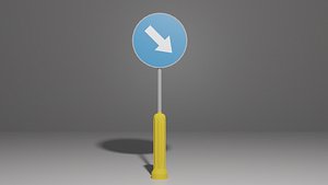 right sign 3D model