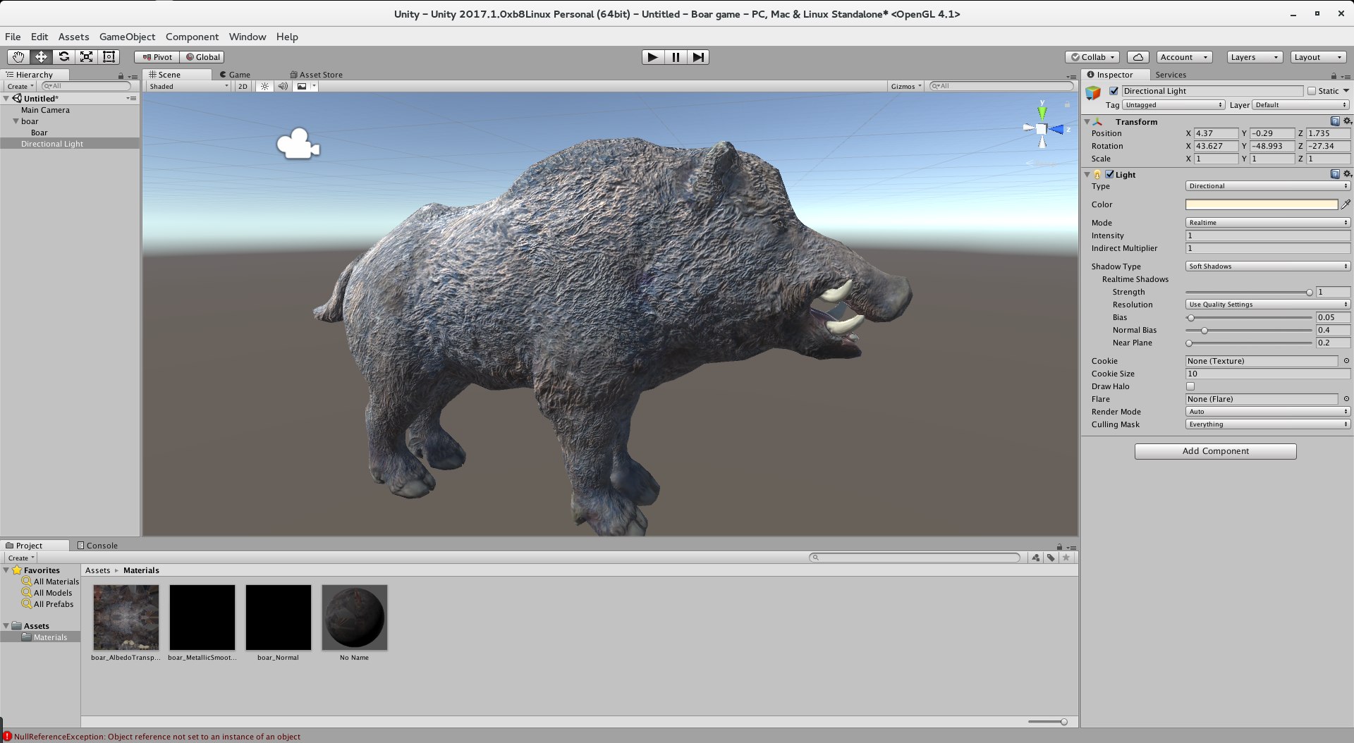 Boar Model - TurboSquid 1175045