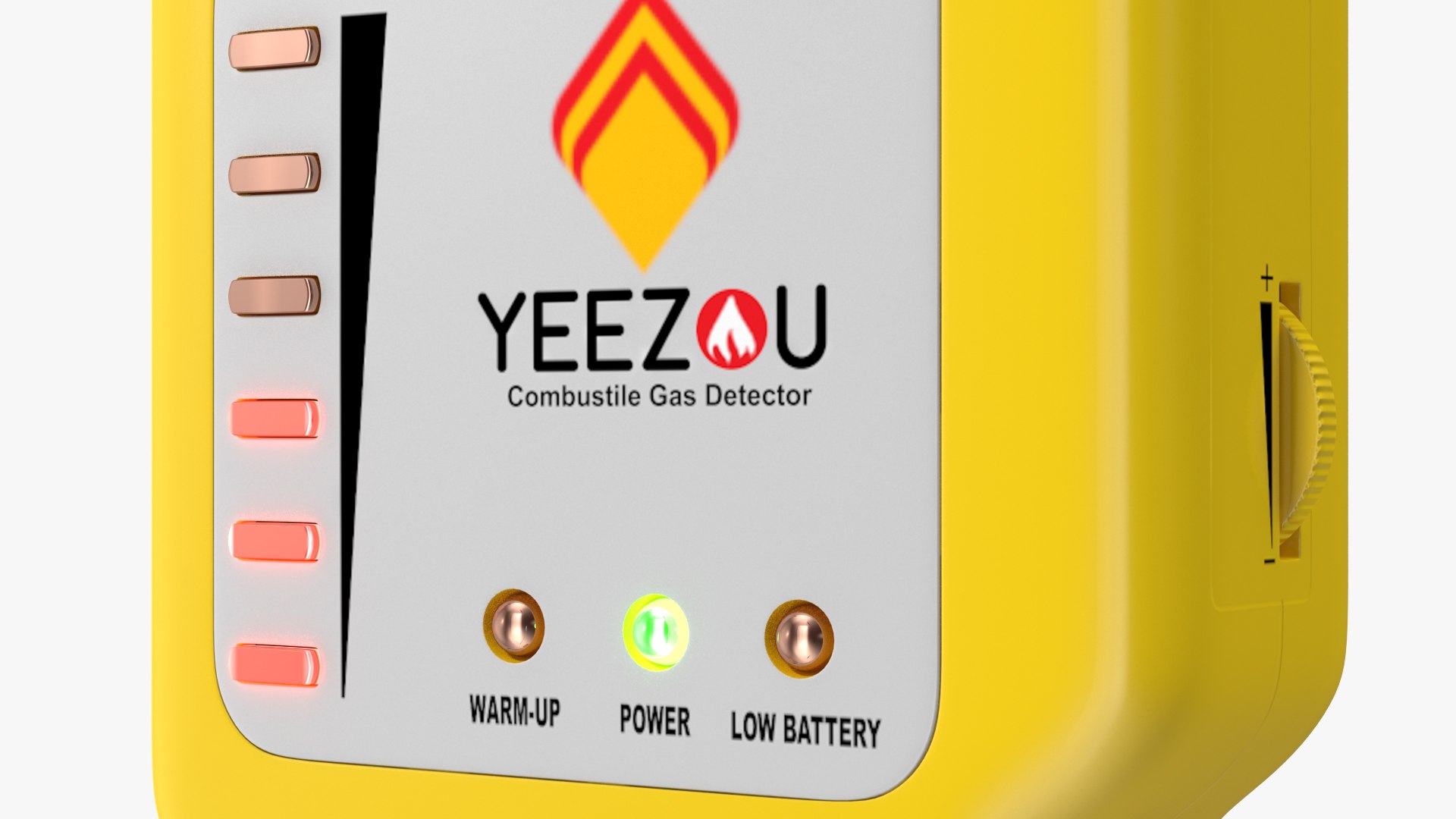 Techamor Y201 Portable Combustible Gas Leak Detector 3D model