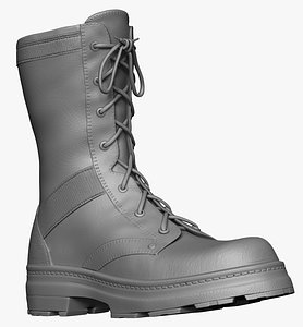 3d zbrush army boot