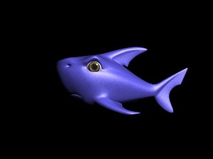 maya shark cartoon