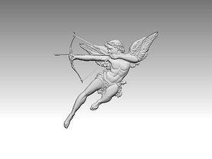 angel man relief 3D