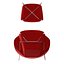 womb chair ottoman eero saarinen 3D model