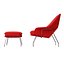 womb chair ottoman eero saarinen 3D model