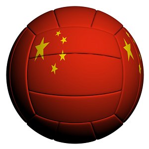 3D volleyball ball