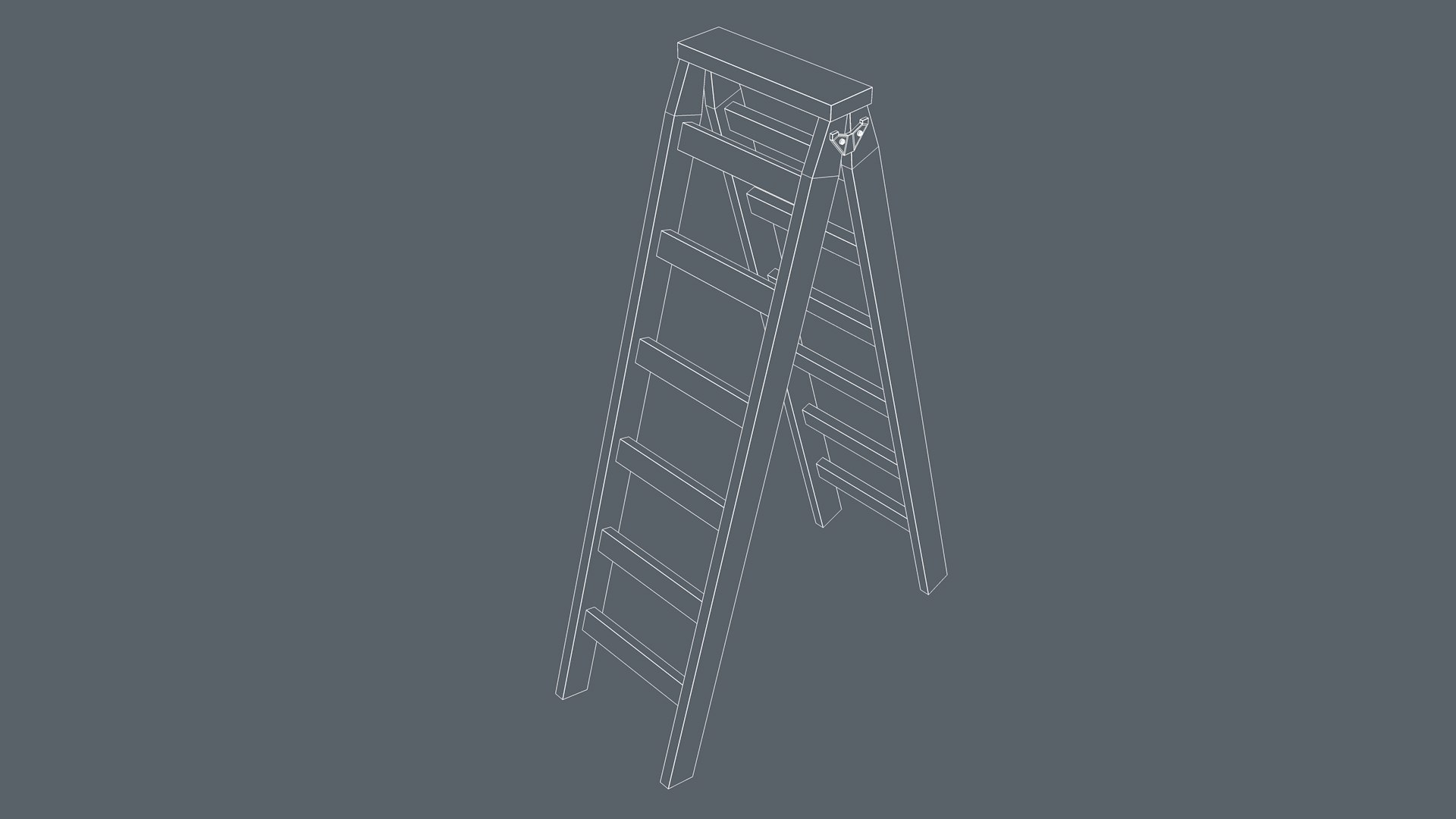 3D Wooden Ladder model https://p.turbosquid.com/ts-thumb/xW/lzwaPF/XQ/wireframe0007/png/1764166649/1920x1080/fit_q87/637969585f8b5a49a2205354d947d3022ea26b62/wireframe0007.jpg