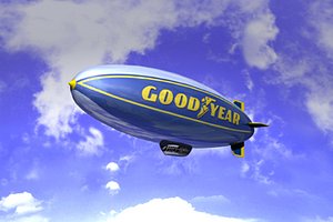 goodyear blimp 3d model