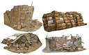 Recycled Material Structures Pack