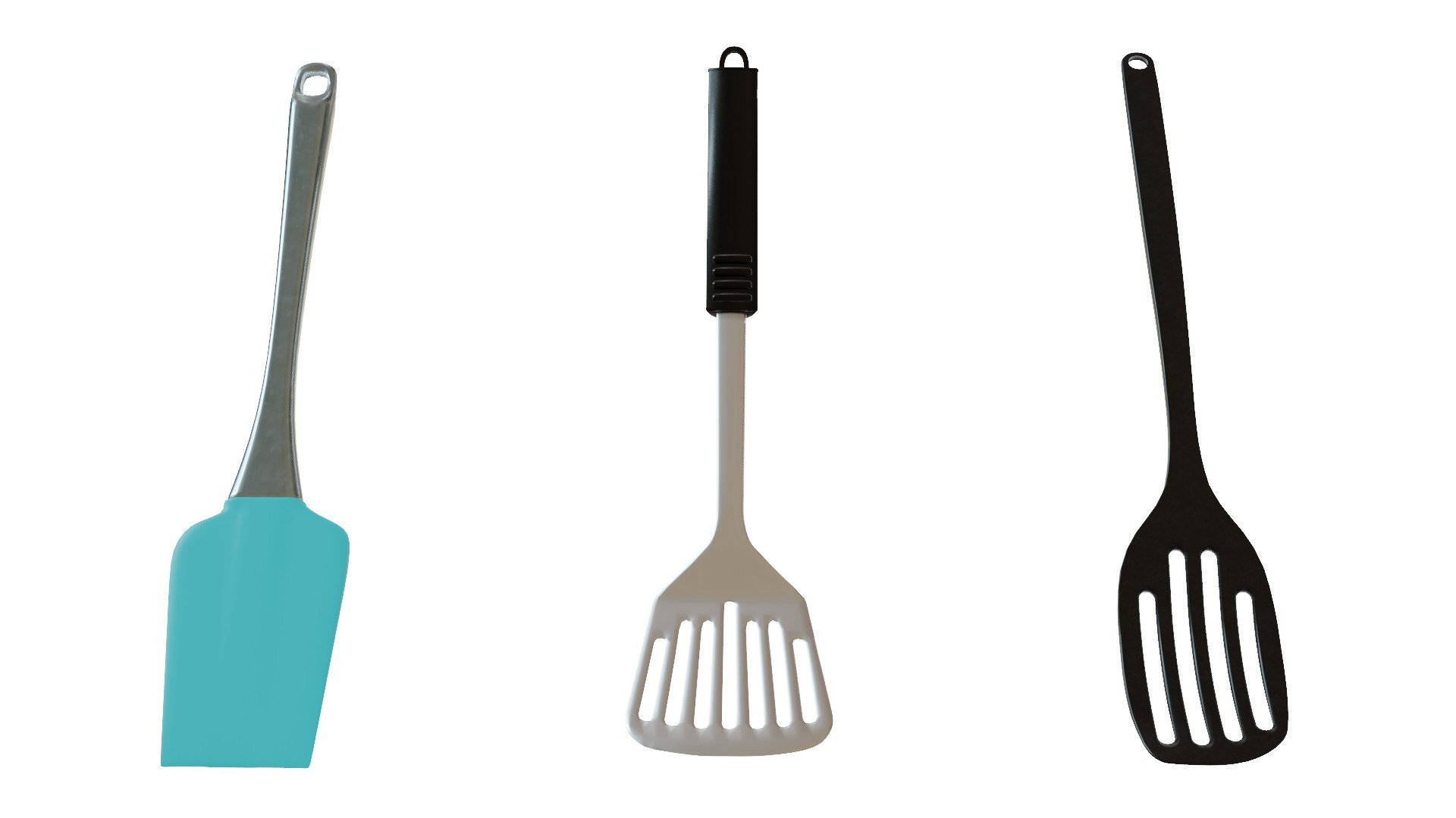 Spatula Set 3D Model - TurboSquid 1999546