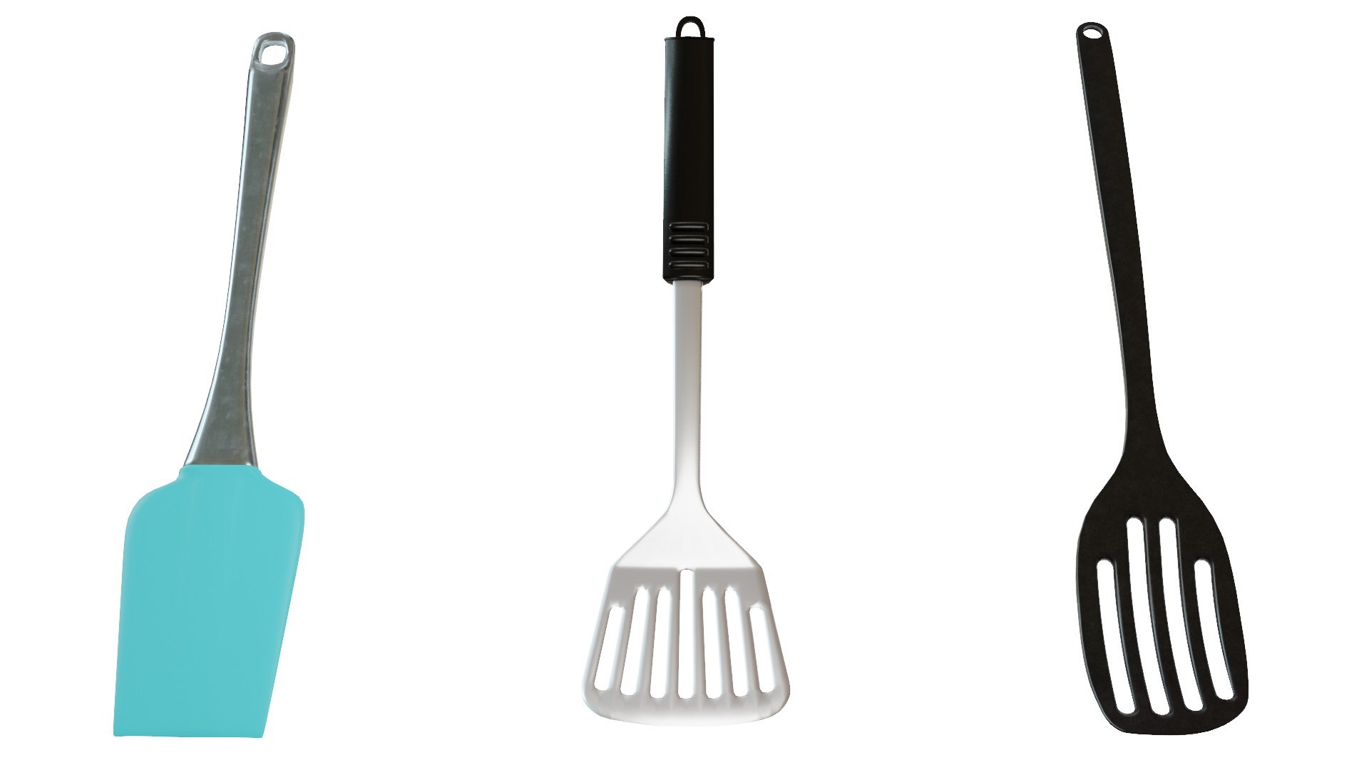 Spatula Set 3D Model - TurboSquid 1999546
