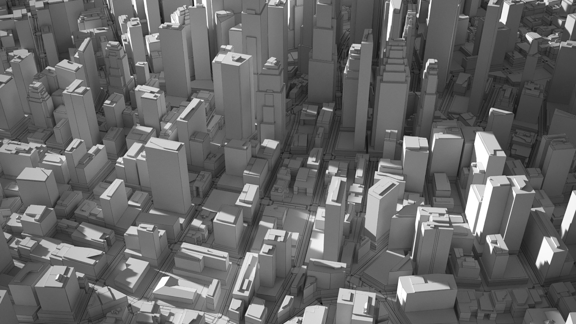 3D City Cityscape Model - TurboSquid 1674597