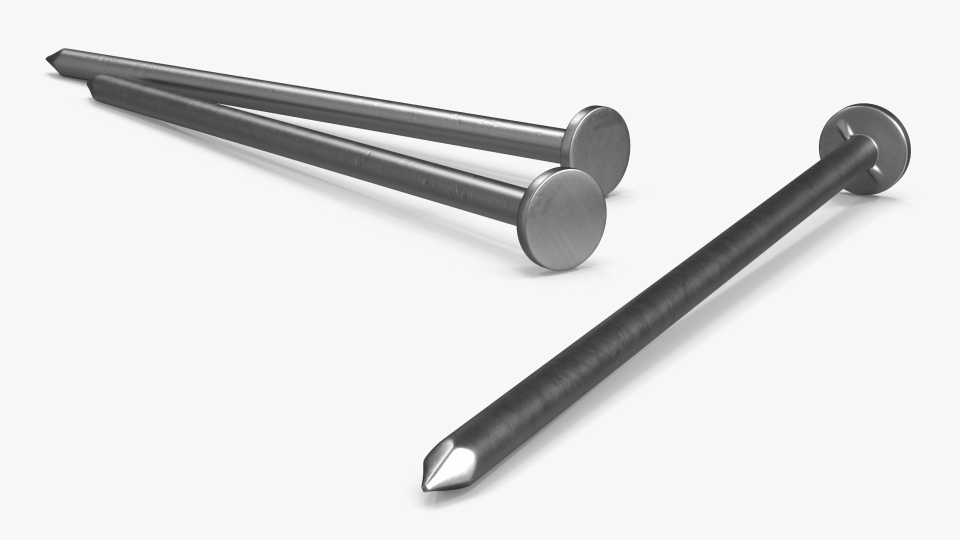 Pole Barn Nails Model TurboSquid 2061407