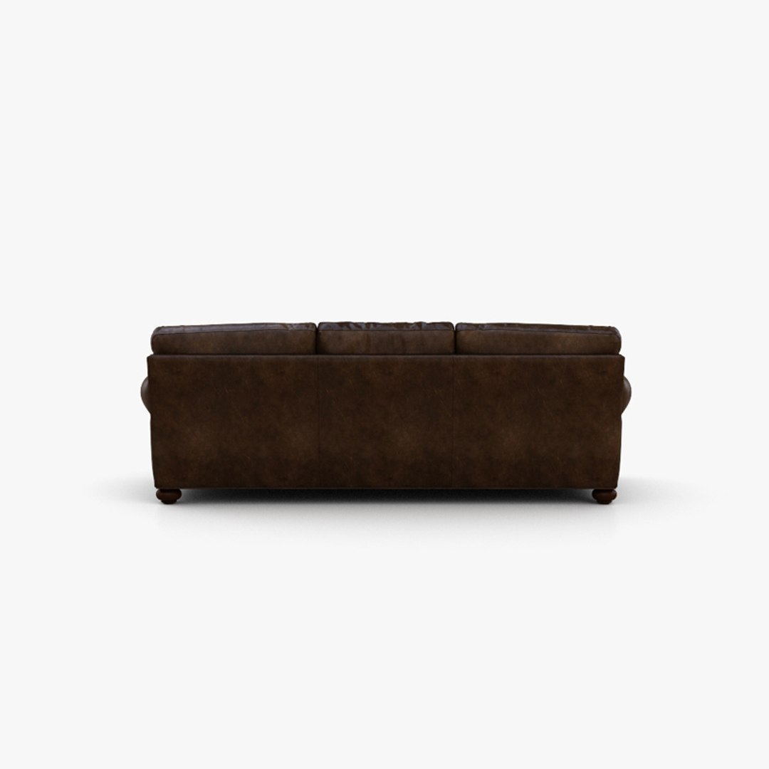 Restoration hardware shop lancaster leather sofa
