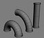 3d 8 objects basement model