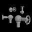 3d 8 objects basement model