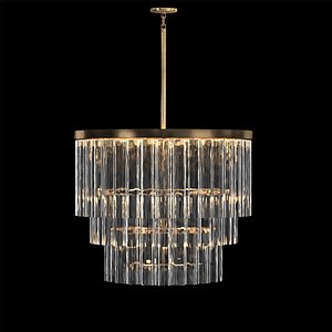 3D model CIELO THREE-TIER ROUND CHANDELIER 48