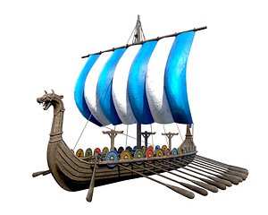 Viking Ship 3D Models for Download | TurboSquid