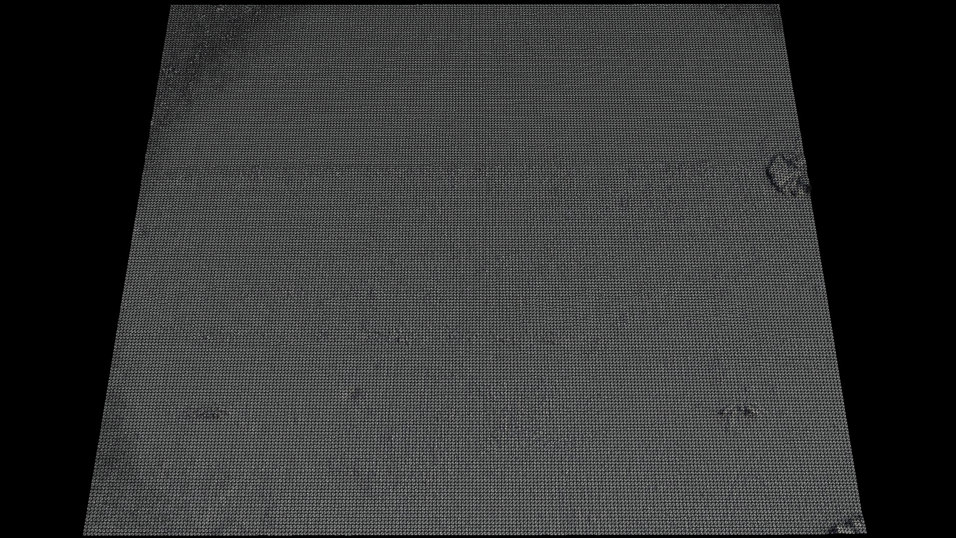 3D Landscape Grass Field Large Area 150m Part2 Drone Scan Model ...
