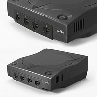 Retro Home Game Console Black