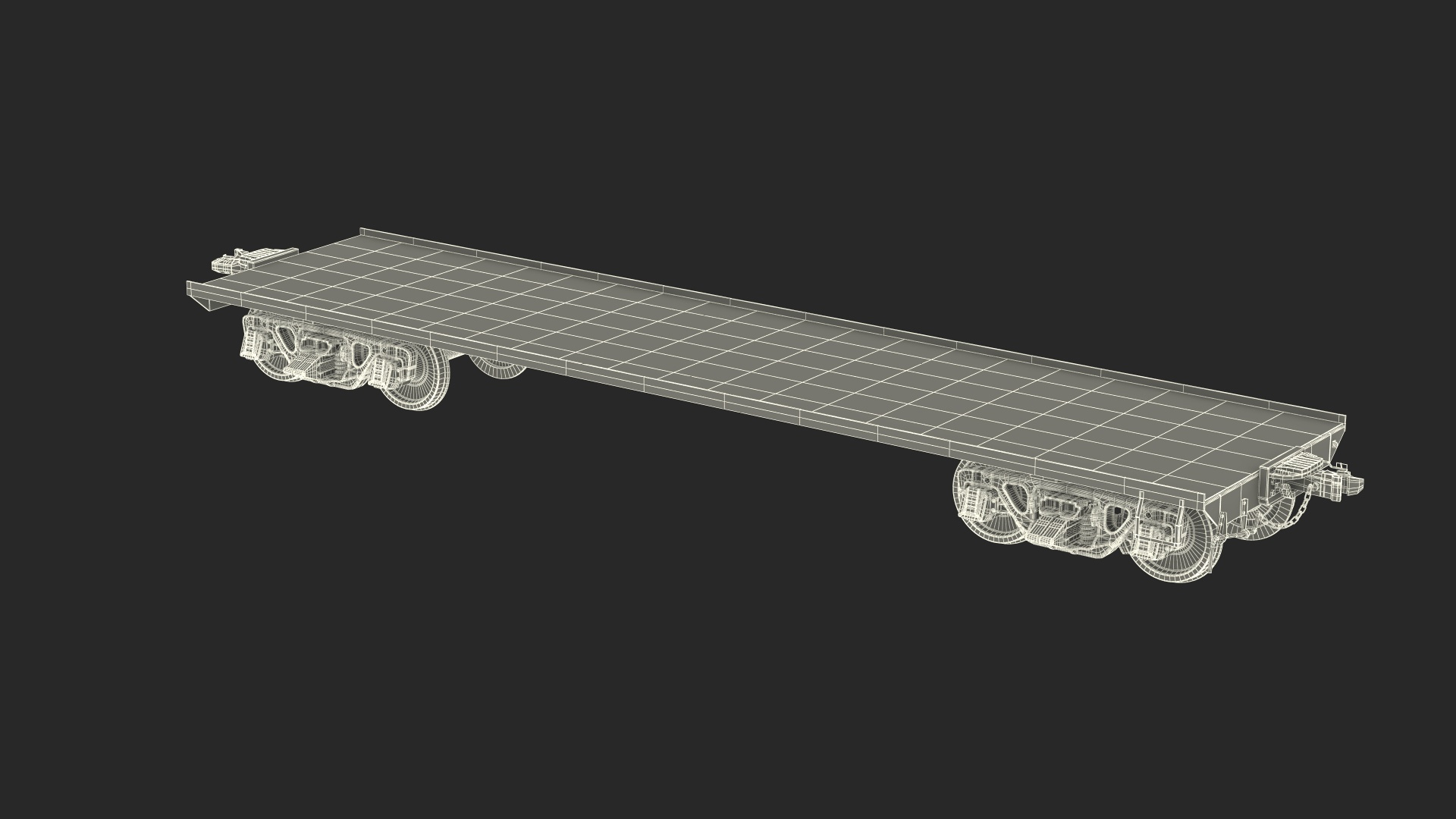 Cargo Wagon Platform 3D Model - TurboSquid 2250954