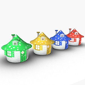 3D Children chalet model